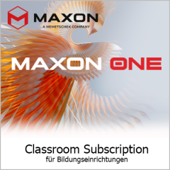 Maxon ONE Klassenraumlizenzen für Bildungseinrichtungen