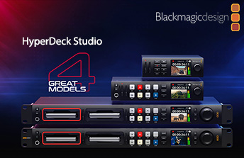 Neue HyperDeck-Studio-Modelle von Blackmagic Design