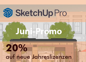 Juni-Promo für Trimble SketchUp Pro