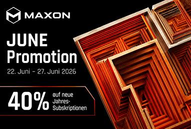 Maxon JUNE Promotion